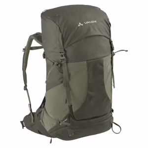 Vaude Brenta 44+6 Vihreä – Tilava ja ergonominen reppu pitkille vaelluksille