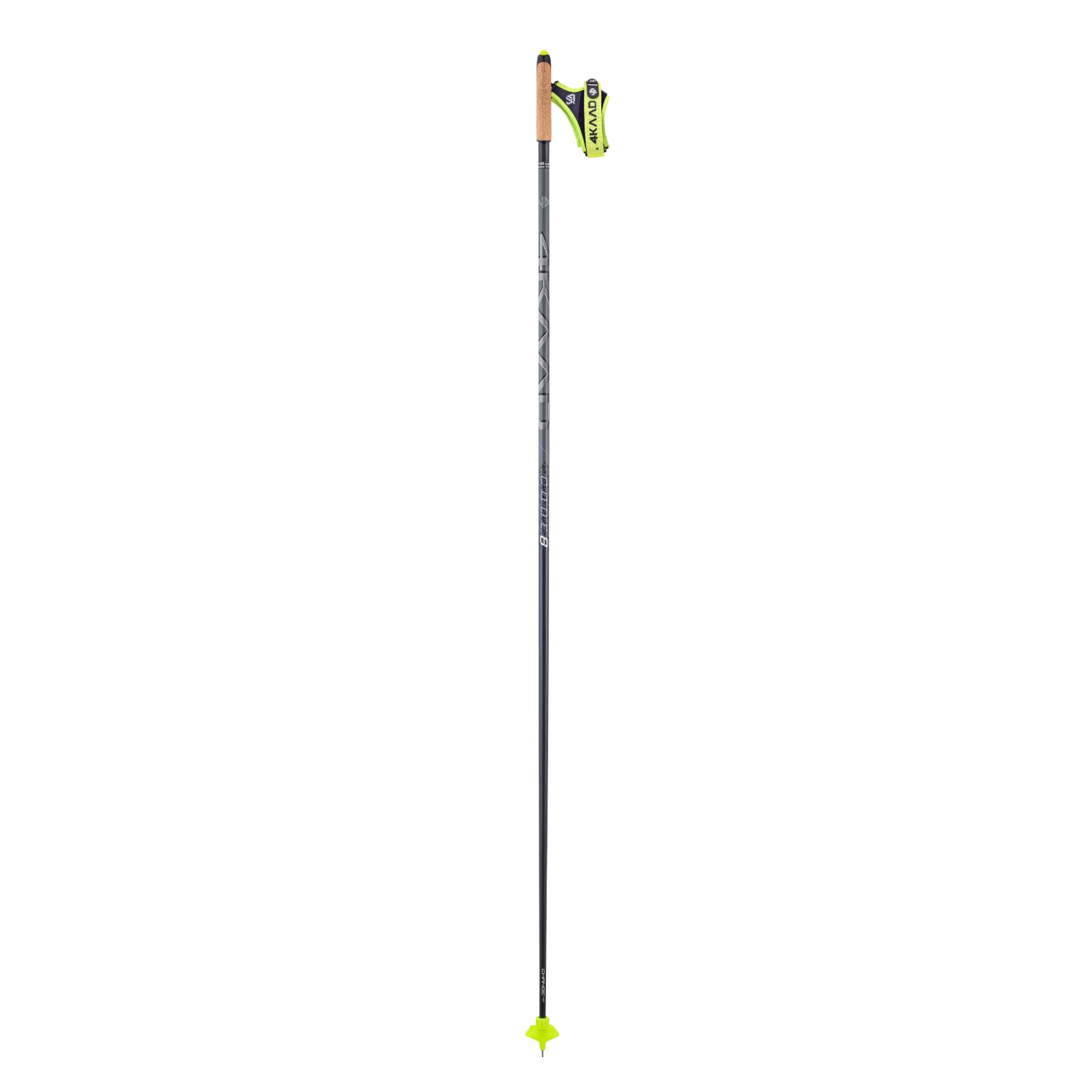 4KAAD CODE 8 hiihtosauva hiilikuituvarrella ja CLICK-IT-kahvalla