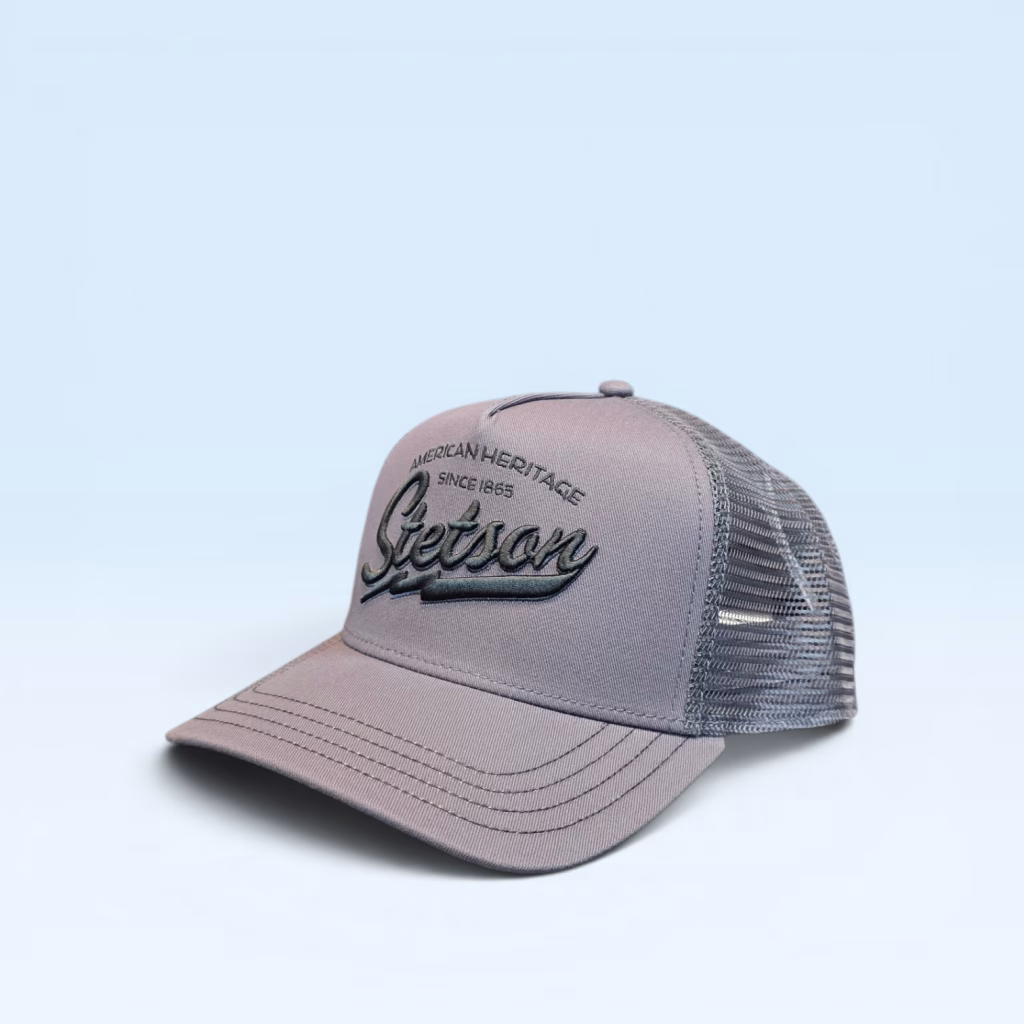 Stetson American Heritage Classic Grey Trucker lippis