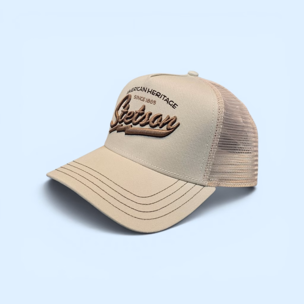 Stetson American Heritage Classic White Trucker lippis