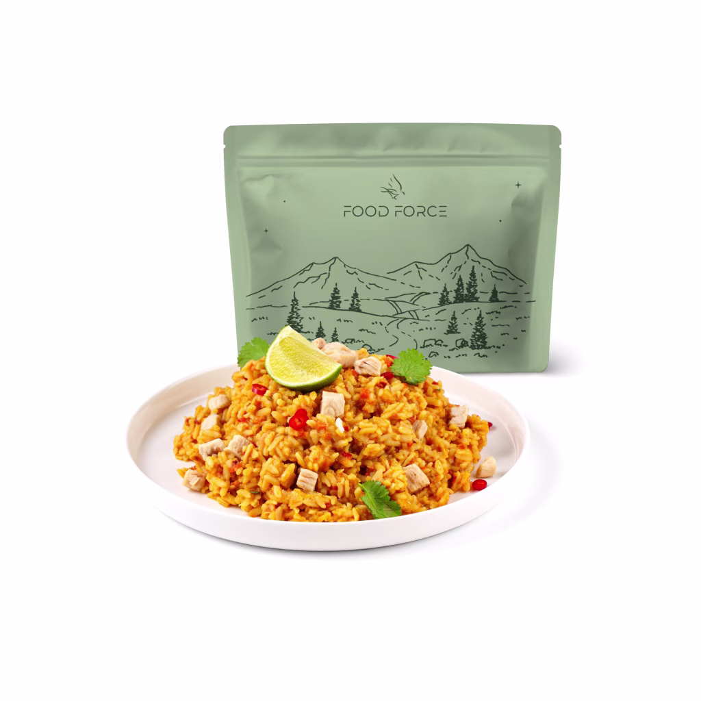 Food Force Thai Style Rice with Chicken 147 g retkiruoka